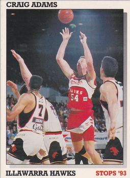 1993 Australian Stops NBL #13 Craig Adams Front