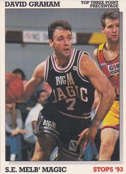 1993 Australian Stops NBL #82 David Graham Front