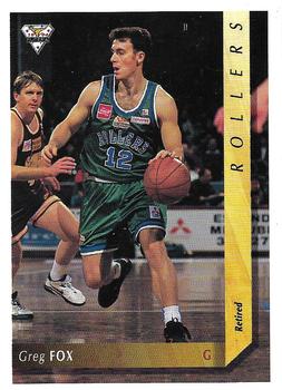 1994 Futera Australian NBL #31 Greg Fox Front