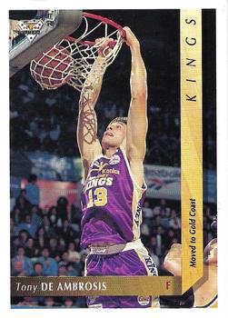 1994 Futera Australian NBL #86 Tony DeAmbrosis Front