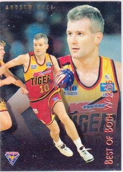1995 FUTERA NBL CLUTCHMEN: ANDREW GAZE #CM8 TIGERS AUSTRALIA'S  GREATEST PLAYER