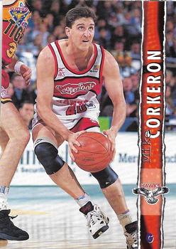 1995 Futera Australian NBL #12 Michael Corkeron Front