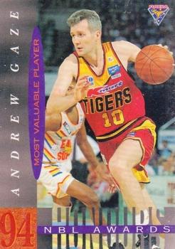 1995 Futera Australian NBL #109 Andrew Gaze Front