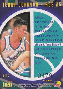 1996 Futera NBL - Future Forces #FFC3 Terry Johnson Back