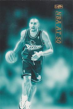 1996-97 Blockbuster NBA at 50 Postcards #2 Grant Hill Front