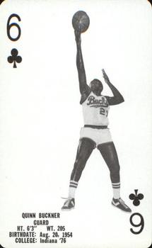 1976-77 Milwaukee Bucks Playing Cards #6♣ Quinn Buckner Front