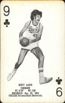 1976-77 Milwaukee Bucks Playing Cards #9♣ Scott Lloyd Front