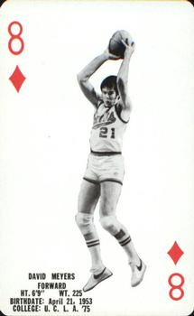 1976-77 Milwaukee Bucks Playing Cards #8♦ David Meyers Front