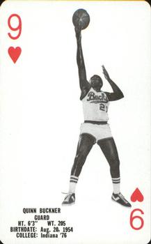 1976-77 Milwaukee Bucks Playing Cards #9♥ Quinn Buckner Front