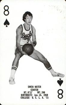 1976-77 Milwaukee Bucks Playing Cards #8♠ Swen Nater Front