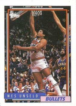 1992-93 Topps Crown Washington Bullets #WB6 Wes Unseld Front