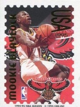 1995 Pro Stamps #2E Mookie Blaylock Front