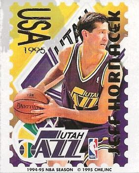 1995 Pro Stamps #9I Jeff Hornacek Front