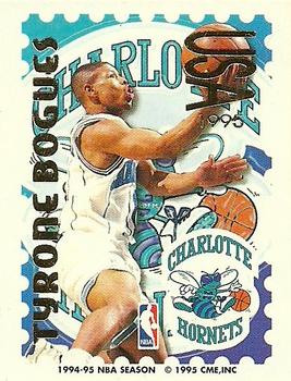 1995 Pro Stamps #11B Muggsy Bogues Front