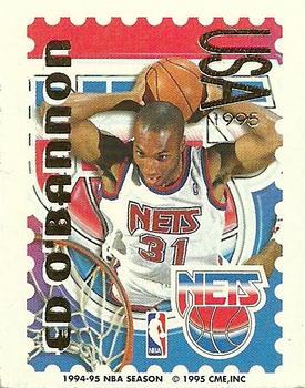 1995 Pro Stamps #11K Ed O'Bannon Front