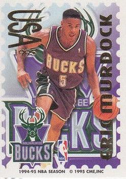 1995 Pro Stamps #12E Eric Murdock Front