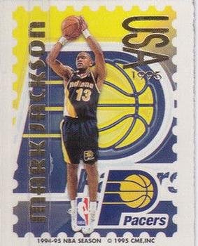 1995 Pro Stamps #12H Mark Jackson Front