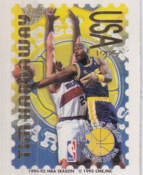 1995 Pro Stamps #12J Tim Hardaway Front
