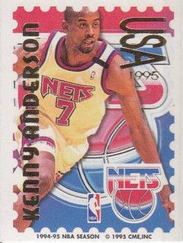 1995 Pro Stamps #12K Kenny Anderson Front