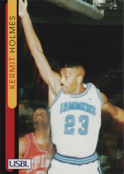 1997 Sports Time USBL #7 Kermit Holmes Front