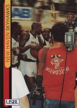 1997 Sports Time USBL #29 New Haven Skyhawks Front