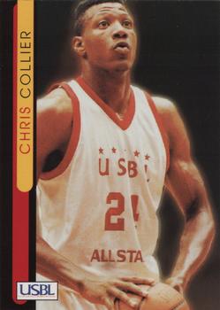 1997 Sports Time USBL #34 Chris Collier Front