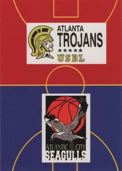 1997 Sports Time USBL #45 Atlanta Trojans / Atlantic City Seagulls Front
