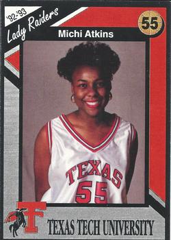 1992-93 Texas Tech Lady Raiders #NNO Michi Atkins Front
