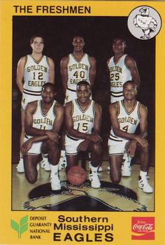 1987-88 Southern Mississippi Golden Eagles #1 The Freshmen Front