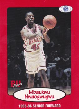 1995-96 Bradley Braves #8 Mbaukwu Nwaogwugwu Front