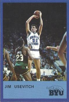 1987-88 BYU Cougars #3 Jim Usevitch Front
