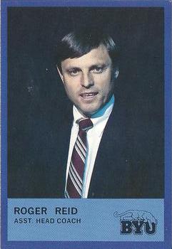 1987-88 BYU Cougars #7 Roger Reid Front
