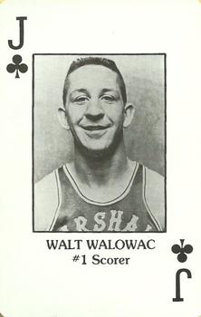 1984 Marshall Thundering Herd All Time Greats Playing Cards #J♣ Walt Walowac Front