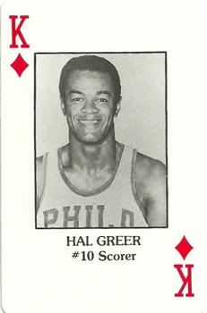 1984 Marshall Thundering Herd All Time Greats Playing Cards #K♦ Hal Greer Front