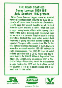 1988 Marshall Lady Herd #2 Donna Lawson / Judy Southard Back