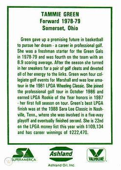 1988 Marshall Lady Herd #11 Tammie Green Back