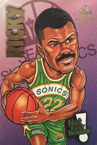 1993-94 Taco Time Seattle SuperSonics #4 Ricky Pierce Front