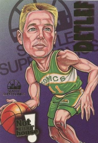 1993-94 Taco Time Seattle SuperSonics #5b Detlef Schrempf Front