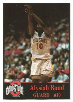 1993-94 Ohio State Buckeyes Women #NNO Alysiah Bond Front