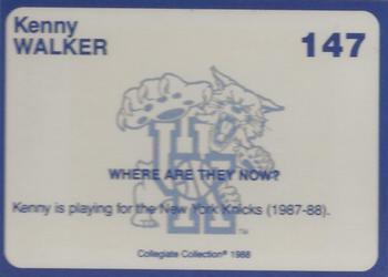 1988-89 Kentucky's Finest Collegiate Collection - Gold Edition #147 Kenny Walker Back