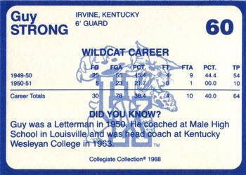1988-89 Kentucky's Finest Collegiate Collection - Gold Edition Proofs #60 Guy Strong Back