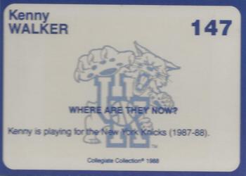1988-89 Kentucky's Finest Collegiate Collection - Gold Edition Proofs #147 Kenny Walker Back
