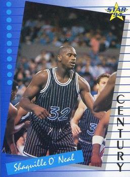 1994 Star Century #41 Shaquille O'Neal Front