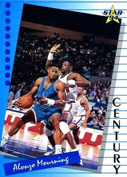 1994 Star Century #60 Alonzo Mourning Front