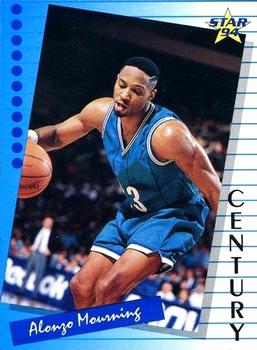 1994 Star Century #62 Alonzo Mourning Front
