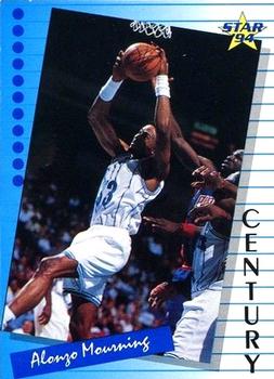 1994 Star Century #63 Alonzo Mourning Front