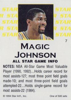 1994 Star Nova #7 Magic Johnson Back