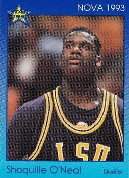 1994 Star Nova #37 Shaquille O'Neal Front