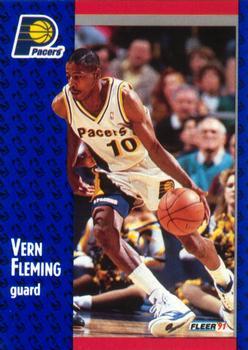 1991-92 Fleer - 3D Acrylic #81 Vern Fleming Front
