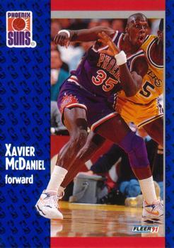 1991-92 Fleer - 3D Acrylic #164 Xavier McDaniel Front